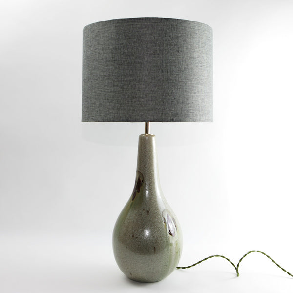 Olive Pottery Lamp