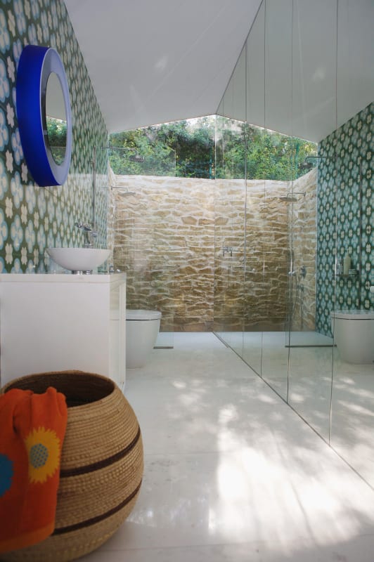 Mallorca Pool Bathroom, interior by Henri Davies