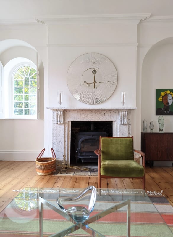 Norfolk Drawing Room Fireplace, interior by Henri Davies