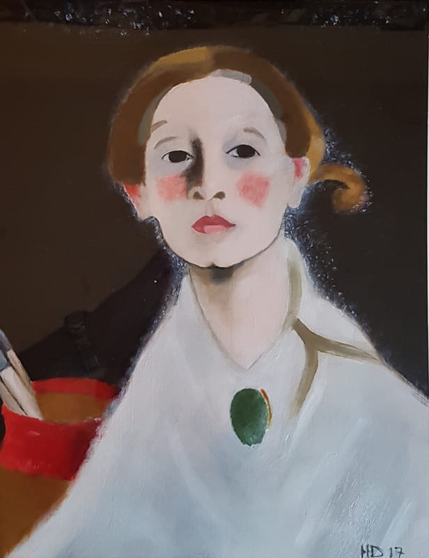 Chloe, painting by Henri Davies