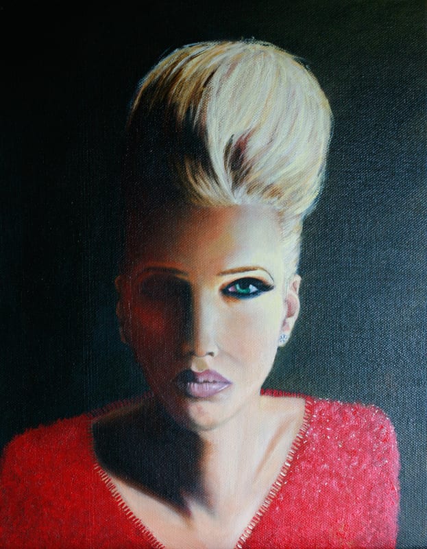 Lauren, painting by Henri Davies